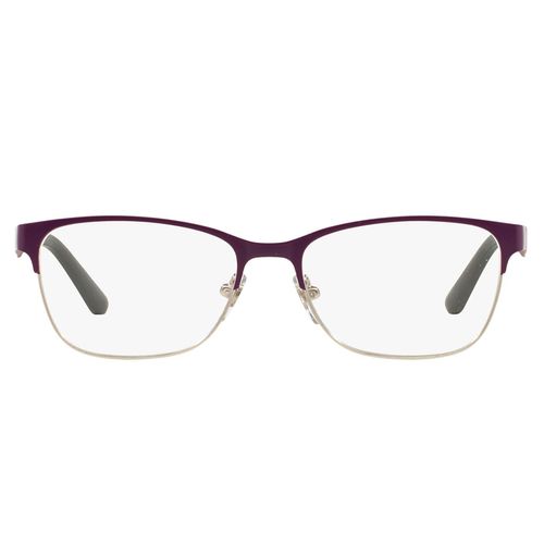 Armazón De Lentes Unisex Vogue Square Top Brushed Plum/Silver 0VO3940965S52