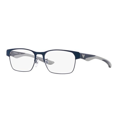 Lentes oftálmicos para caballero Emporio Armani rectangle matte blue 0ea1141