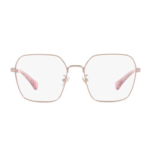 Armazón De Lentes Para Dama Ralph Irregular Shiny Rose Gold 0RA6053