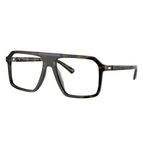 Lentes oftálmicos para caballero Michael Kors square olive tortoise 0mk4123u 57