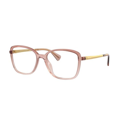 Armazón De Lentes Para Dama Ralph Square Shiny Trasparent Rose 0RA7156U 612954