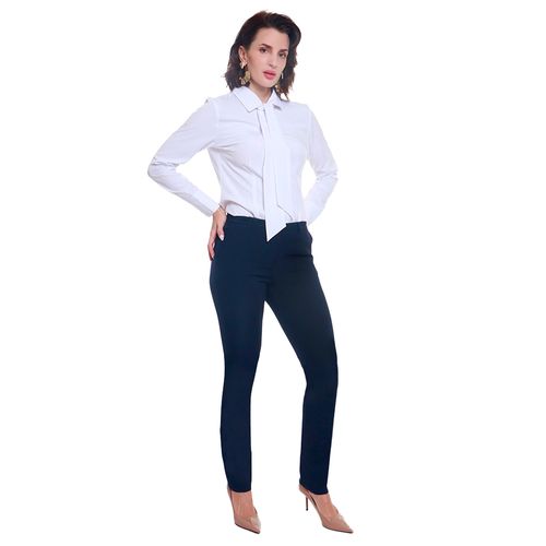 Pantalón De Vestir Para Dama Lo Fassi Azul 3978