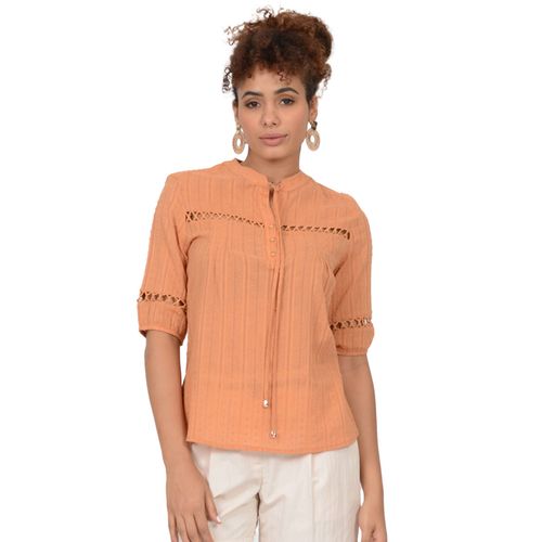 Blusa Casual Para Dama Lo Fassi Naranja 8764