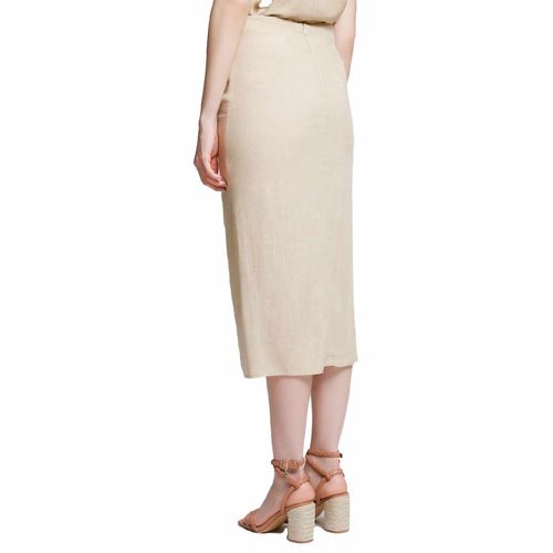 Falda Casual Para Dama Lob Beige DFMI0411