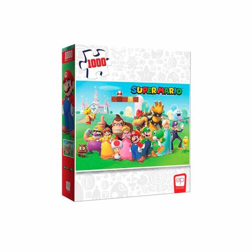 Rompecabezas de mushroom kingdom Super Mario multicolor pz005-735