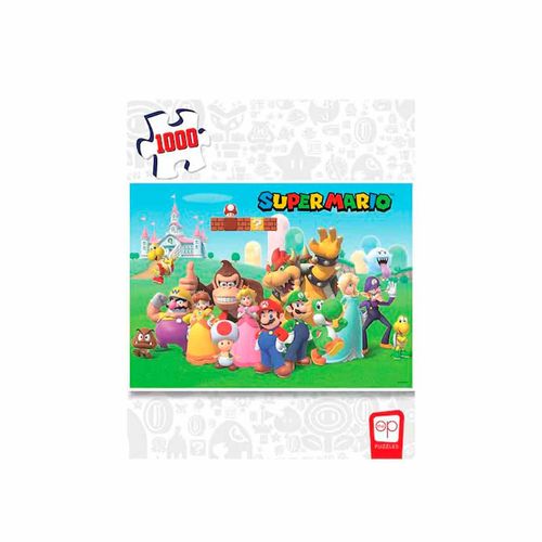 Rompecabezas de mushroom kingdom Super Mario multicolor pz005-735