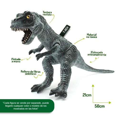 Figura de dinosaurio Dinomania multicolor rex