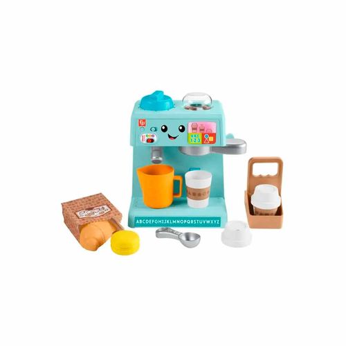 Set de juego mi primera maquina de café Fisher Price multicolor hyp38