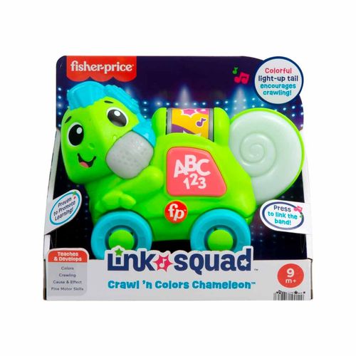 Juguete de aprendizaje camaleón gatea conmigo Fisher Price multicolor hyl18