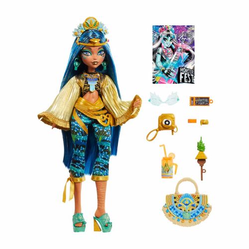 Muñeca cleo de nile Monster High multicolor hxh81