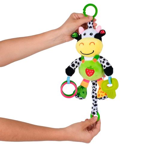 Peluche de vaca multisensorial Diako multicolor bu-1791