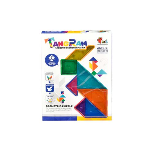 Tangram Magnético Diako Multicolor BU-2460