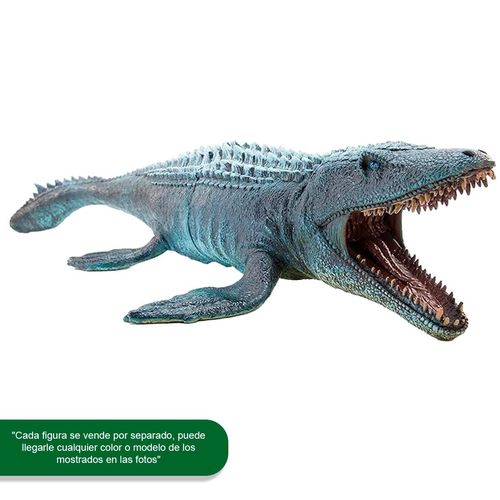 Figura De Dinosaurio Dinomania Multicolor MOSASAURIO