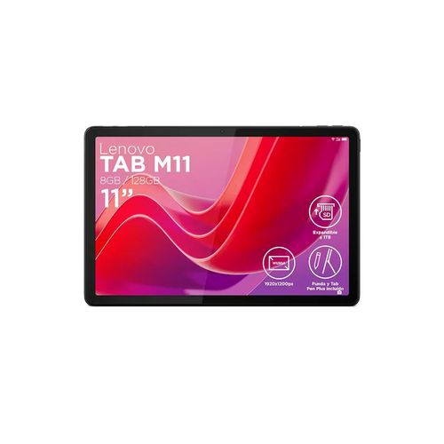 Tableta M11 8 GB 128 GB Lenovo Gris ZADA0103MX