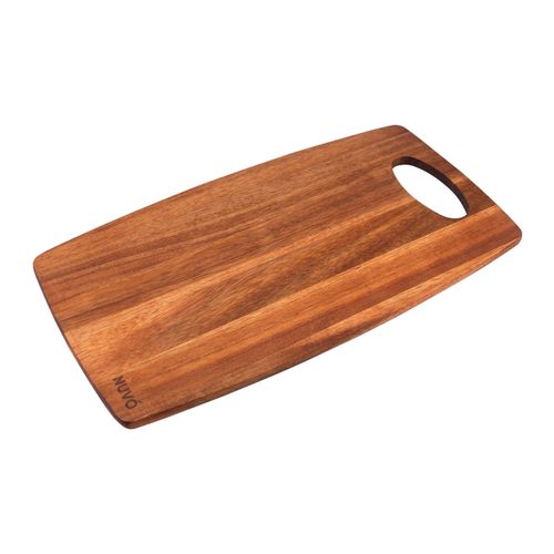 Tabla de cortar groove 38 cms madera Regalos Siglo XXI café 1789-24