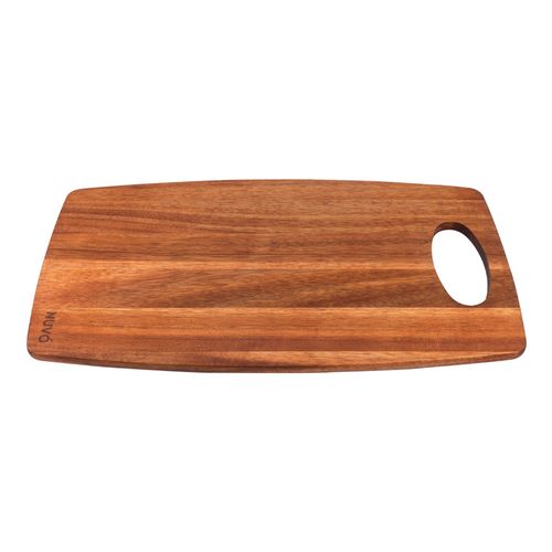 Tabla de cortar groove 38 cms madera Regalos Siglo XXI café 1789-24