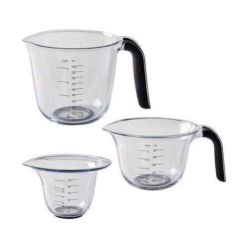 Set De 3 Jarras Medidoras KitchenAid Transparente 1797-47