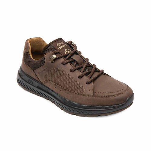 Tenis Choclo Para Caballero Flexi Chocolate 403013