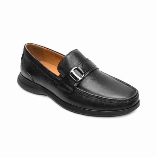 Zapato Mocasín Para Caballero Flexi Negro 418202