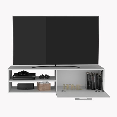 Rack de TV Armable para 55” Diecsa Roatan Blanco