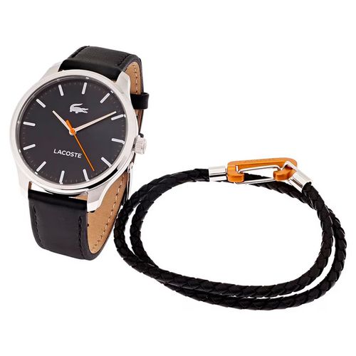 Reloj juvenil para caballero Lacoste negro 2070028