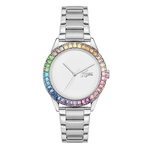 Reloj juvenil para dama Lacoste plateado 2001409