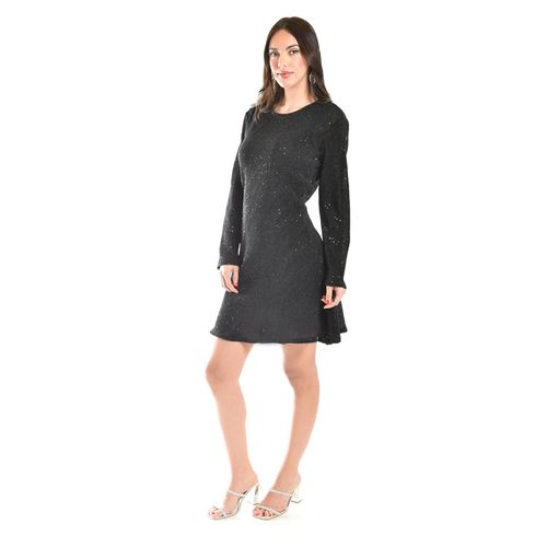 Vestido Casual Para Dama Roman Fashion  Negro 4222