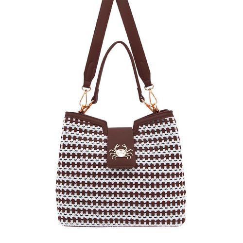 Bolso Shoulder Bag Para Dama Crabtree Café E3584