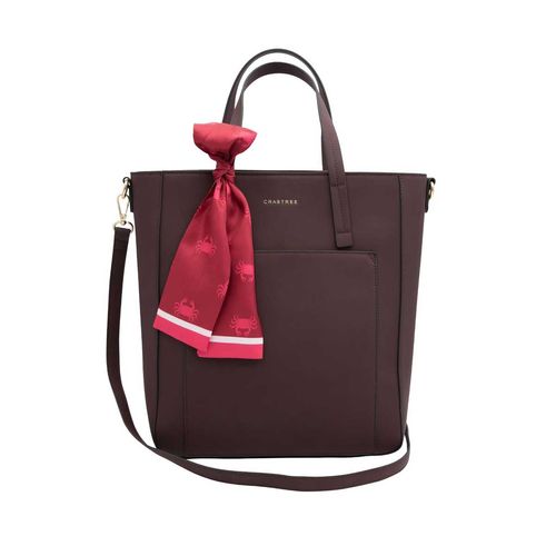 Bolso Tote Bag Para Dama Crabtree Vino E3618