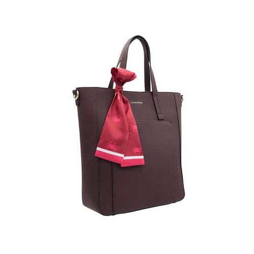 Bolso Tote Bag Para Dama Crabtree Vino E3618