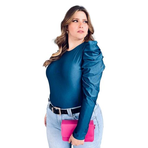 Blusa Casual Roman Fashion  Azul 1800