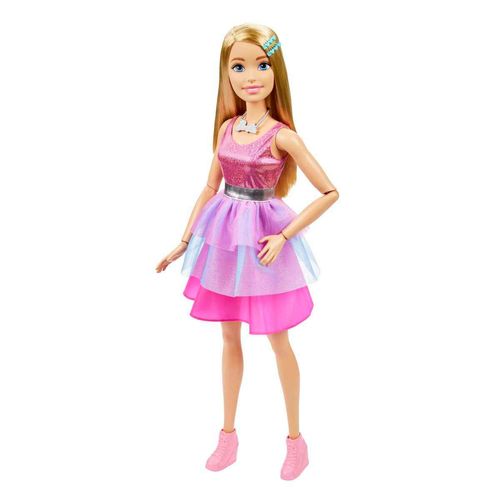 Muñeca De 28P Con Vestido De Fiesta Barbie Multicolor HJY02