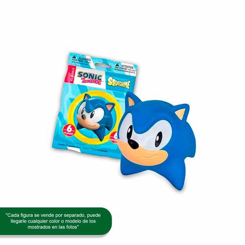 Figura mini squishme Sonic multicolor jtsc-4147