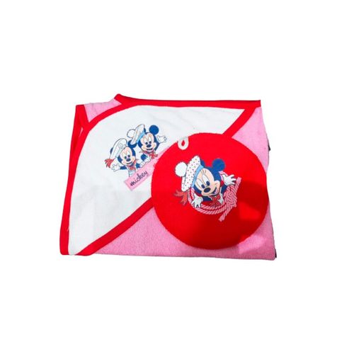 Set De Baño Infantil Minnie Basic Baby Rosa 90036