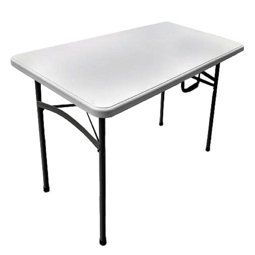 Mesa plegable rectangular Peldaños blanco 711729