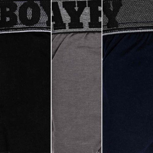Bóxer Corto Para Caballero 3Pzas Play Boy Multicolor 5498
