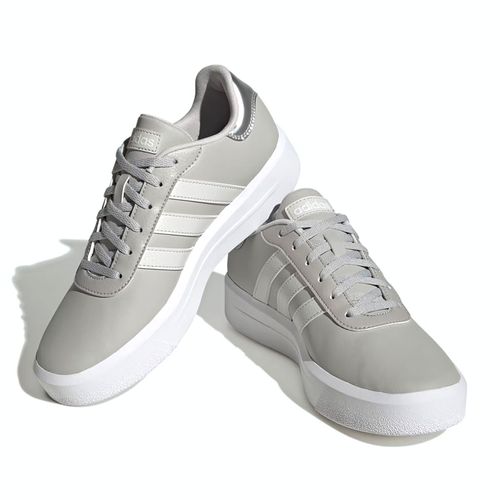 Tenis casual para dama Adidas gris id1970