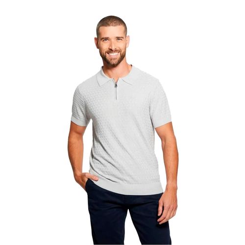 Playera Polo Para Caballero Guess Gris M4BR44Z32P2-G9A