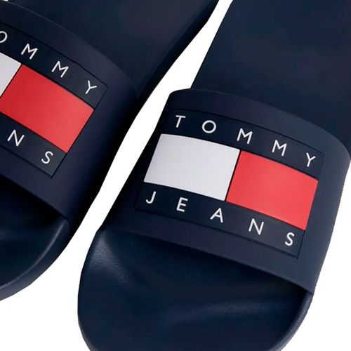 Sandalia Casual Para Caballero Tommy Hilfiger Azul Marino EM0EM01191-C1G