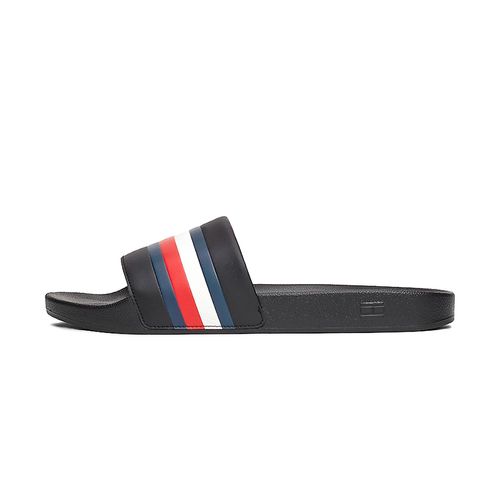 Sandalia Casual Para Caballero Tommy Hilfiger Negro FM0FM05233-BDS