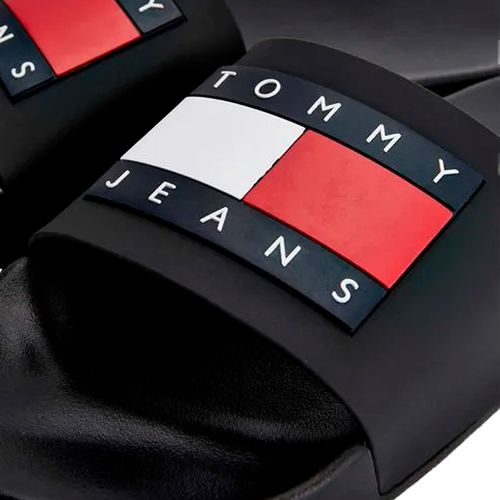 Sandalia Tommy Hilfiger negro para caballero EM0EM01191-BDS