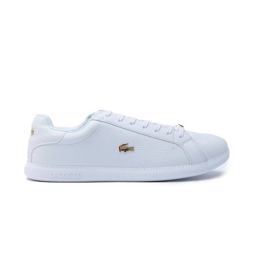 Tenis Choclo Para Caballero Lacoste Blanco 41SMA0011MX