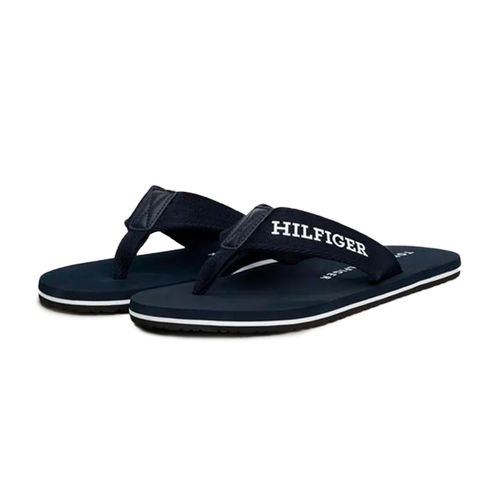 Sandalia De Playa Para Caballero Tommy Hilfiger Azul Marino FM0FM05237-DW5