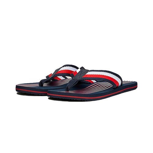 Sandalia De Playa Para Caballero Tommy Hilfiger Azul Marino FM0FM05236-DW5