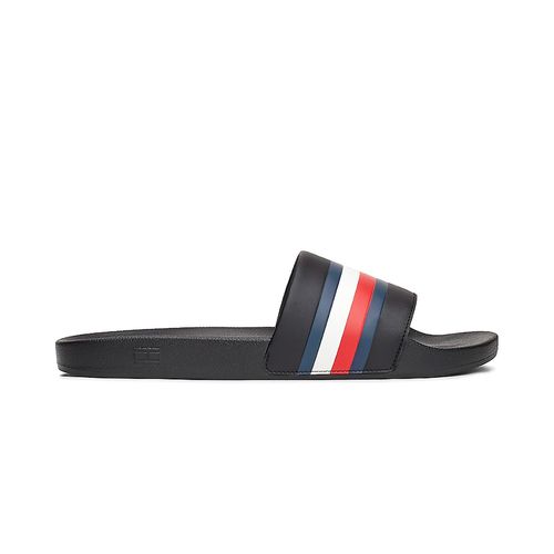 Sandalia Casual Para Caballero Tommy Hilfiger Negro FM0FM05233-BDS