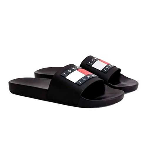 Sandalia Casual Para Caballero Tommy Hilfiger Negro EM0EM01191-BDS