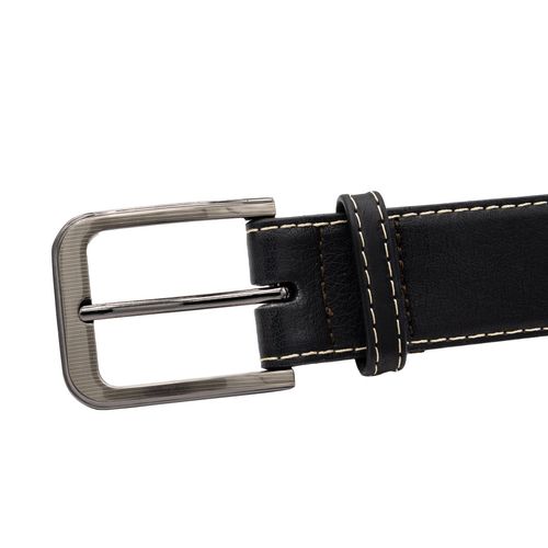 Cinturón Casual Para Caballero Cabo Rojo Negro 1010