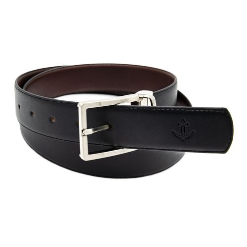 Cinturón Reversible Para Caballero Cabo Rojo Negro Café 1017