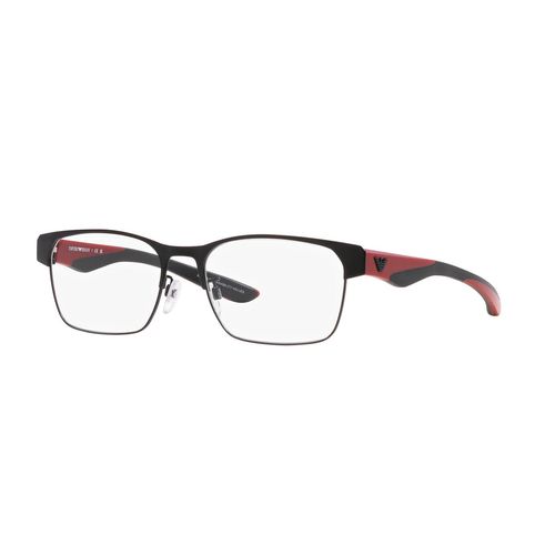 Armazón de lentes para caballero Emporio Armani rectangle matte black 0ea1141
