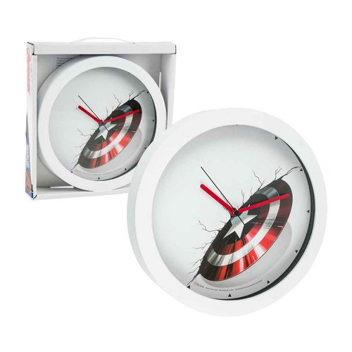 Reloj De Pared De Capitán América Four Season Multicolor 62668